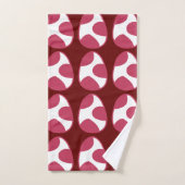 Pasen Roze Witte Paaseieren Gelukkig Pasen Bad Handdoek (Handdoek)