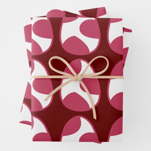 Pasen Roze Witte Paaseieren Gelukkig Pasen Inpakpapier Vel (In situ)