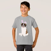 Pasen Saint Bernard T-shirt (Voorkant volledig)