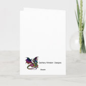 Pasen/Saint Patrick's Day Bunny Kaart (Achterkant)