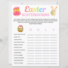 Pasen Scattergories Game