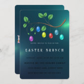 Pasen Schattige Eieren Uitnodiging (Voorkant / Achterkant)