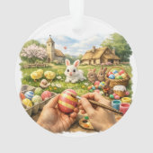 Pasen Schilder Scène Ornament (achterkant)