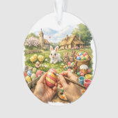 Pasen Schilder Scène Ornament (voorkant)
