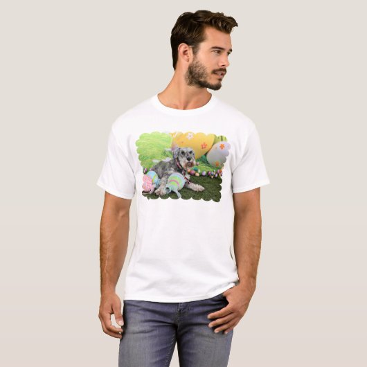 Pasen - Schnauzer - Fergie T-shirt (Voorkant volledig)