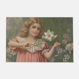 Pasen Schoonheden, Vintage Illustratie, 1898 Deurmat