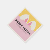 Pasen servetten Spring Dinner Decor Paashaas (Hoek)