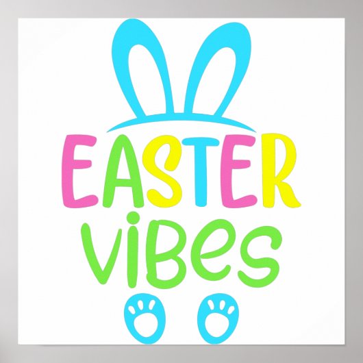 Pasen Sfeer Pastel Poster (Voorkant)