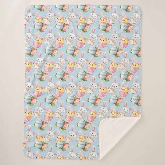 Pasen: Sherpa Blanket Deken (Voorkant)