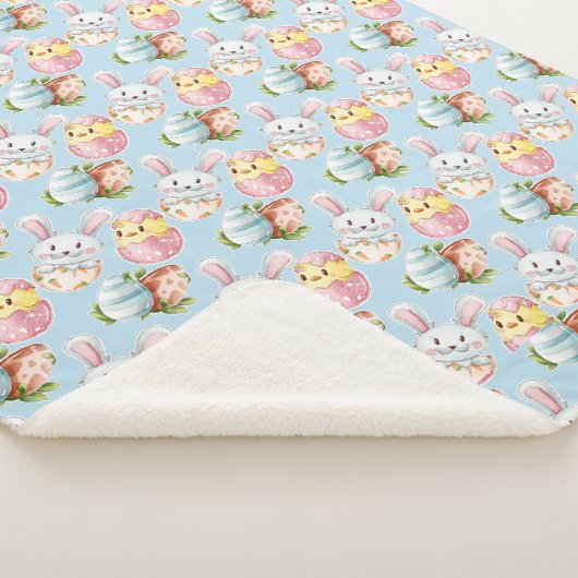 Pasen: Sherpa Blanket Deken (3/4)