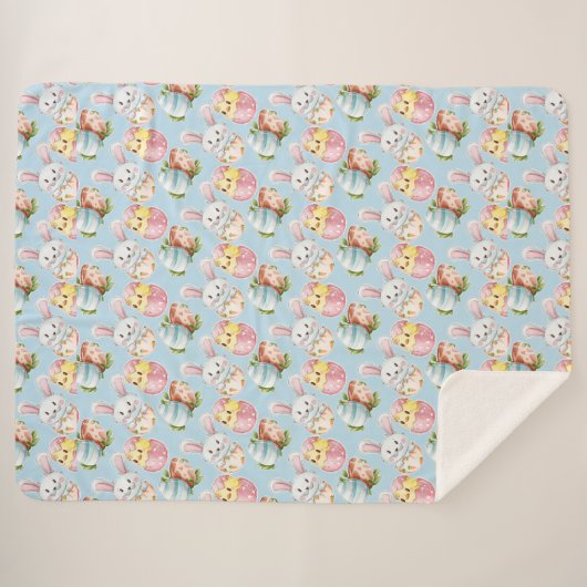 Pasen: Sherpa Blanket Deken (Voorkant (horizontaal))