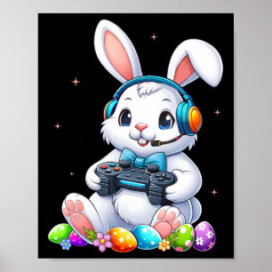 Pasen Shirten Konijntje Ei Grappige Jongens Meisje Poster