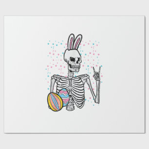 Pasen Skelet Konijn Rots Hand Rocker Jongens Kinde Cadeaupapier