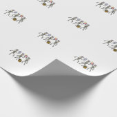 Pasen Skeletten Dansende Eieren Grappige Botten Ma Cadeaupapier (Hoek)