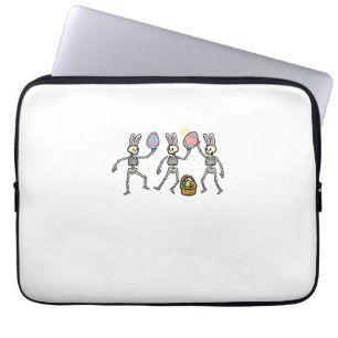 Pasen Skeletten Dansende Eieren Grappige Botten Ma Laptop Sleeve
