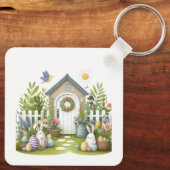 Pasen Sleutelhanger Konijn & Ei Lente Cadeau Sleut (Achterkant)