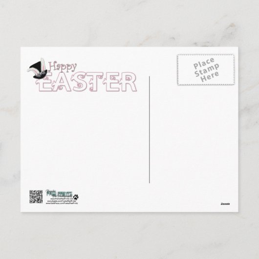 Pasen - Some Bunny Loves You - Teckel Feestdagenkaart (Achterkant)