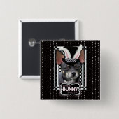 Pasen - Sommige Bunny houden van je - Chihuahua Vierkante Button 5,1 Cm (Voorkant /achterkant)