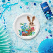 Pasen speelkaarten voor kinderen papieren bordje (Feest)
