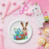 Pasen speelkaarten voor kinderen papieren bordje (Feest)