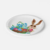 Pasen speelkaarten voor kinderen papieren bordje (Gekanteld)