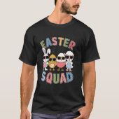 Pasen Squad Bunny Chick Ei Lamb Funny Pasen Hum T-shirt (Voorkant)