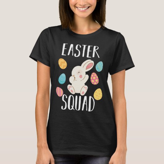 Pasen Squad Konijn Pasen T-shirt (Voorkant)