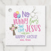 Pasen sticker, Christelijke Religieuze Pasen stick Bedankjes Labels (Voorkant)