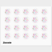 Pasen sticker, Christelijke Religieuze Pasen stick Ronde Sticker (Vel)