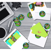 Pasen stickerblad – Kleurrijke jelly beans Sticker