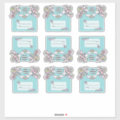 Pasen Stickers Vouw Over Behandelzakken (Vel)