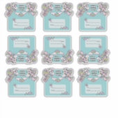 Pasen Stickers Vouw Over Behandelzakken (Voorkant)