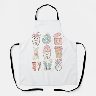 Pasen Tandartsassistent Tandarts Konijn T-Shirt Schort