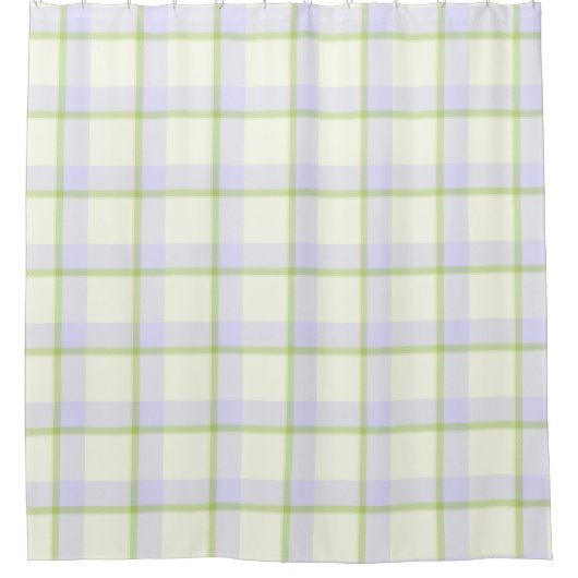 Pasen Tartan Elegant Douchegordijn (Voorkant)