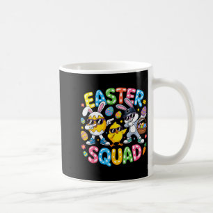 Pasen team konijn ei kuiken bemanning bijpassende koffiemok