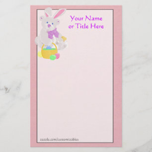 Pasen Teddy Bear Stationery Briefpapier