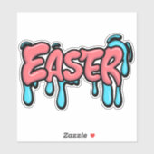 Pasen tekst sublimatie-61424 sticker (Vel)