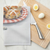 Pasen Theedoek | Hot Cross Buns Keukencadeau (Quarter Fold)