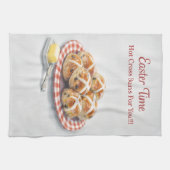 Pasen Theedoek | Warm Kerstbrood Keukencadeau (Horizontaal)