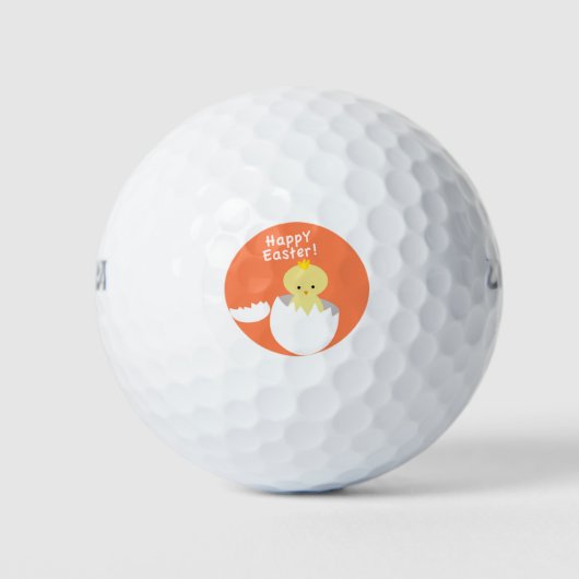 Pasen Thema leuk ontwerp Golfballen (Voorkant)