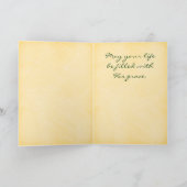 Pasen Tiger Lily gepersonaliseerd Feestdagen Kaart (Binnen)