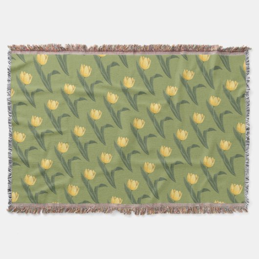 Pasen Tulp Dekbed Klassieke Pasen Worpdekens Deken (Voorkant)