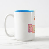 Pasen Tweekleurige Koffiemok (Links)