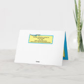 Pasen uit de Zuidoost-West-Rabbit Quail woestijn Feestdagen Kaart (Achterkant)