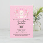 Pasen Uitnodiging voor het eerste jaar (Staand voorkant)