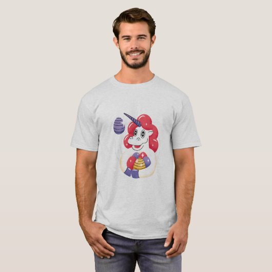 Pasen Unicorn T-shirt (Voorkant volledig)