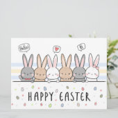 Pasen Vakantiekaart Feestdagenkaart (Staand voorkant)