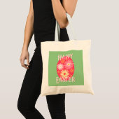 Pasen van moderne Floral-paaseieren Tote Bag (Voorkant (product))