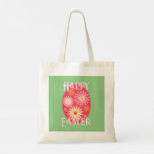 Pasen van moderne Floral-paaseieren Tote Bag (Achterkant)