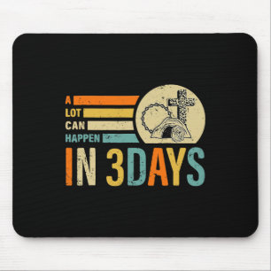 Pasen Veel kan er gebeuren in 3 dagen Religieuze m Muismat